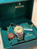 1984 Rolex Oyster Perpetual Air-King 18K & Steel 5501 Box/Papers