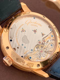 2015 Glashutte PanoReserve 18k Rose Gold Grande Date Box & Papers