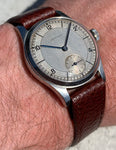 1948 Longines Sector Dial Art Deco Stainless Steel Calatrava