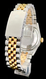 1988 Rolex Oyster Perpetual Datejust 2-Tone Diamond Sapphire Bezel 16013