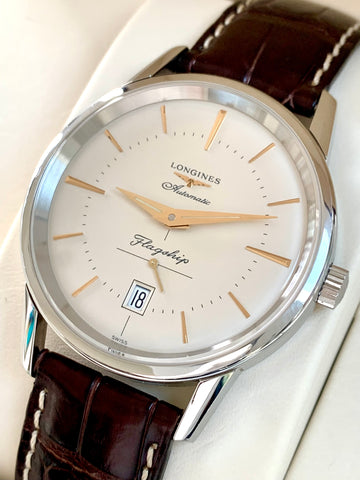2012 Longines Flagship Heritage Automatic Steel Box & Papers