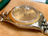 1990 Rolex Oyster Perpetual Date 2-Tone 18k Gold & Steel 15223