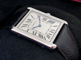 2020 Cartier Tank Solo In Steel With Box & Papers Ref. 3169