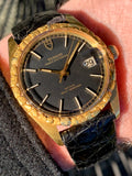 1969 Tudor Yukon Gold Nugget Prince Oysterdate Black Dial 9050/1