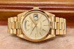 1981 Rolex 18k Gold OP Day-Date President 18038 Box & Papers