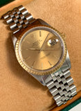 1990 Rolex Oyster Perpetual Date 2-Tone 18k Gold & Steel 15223