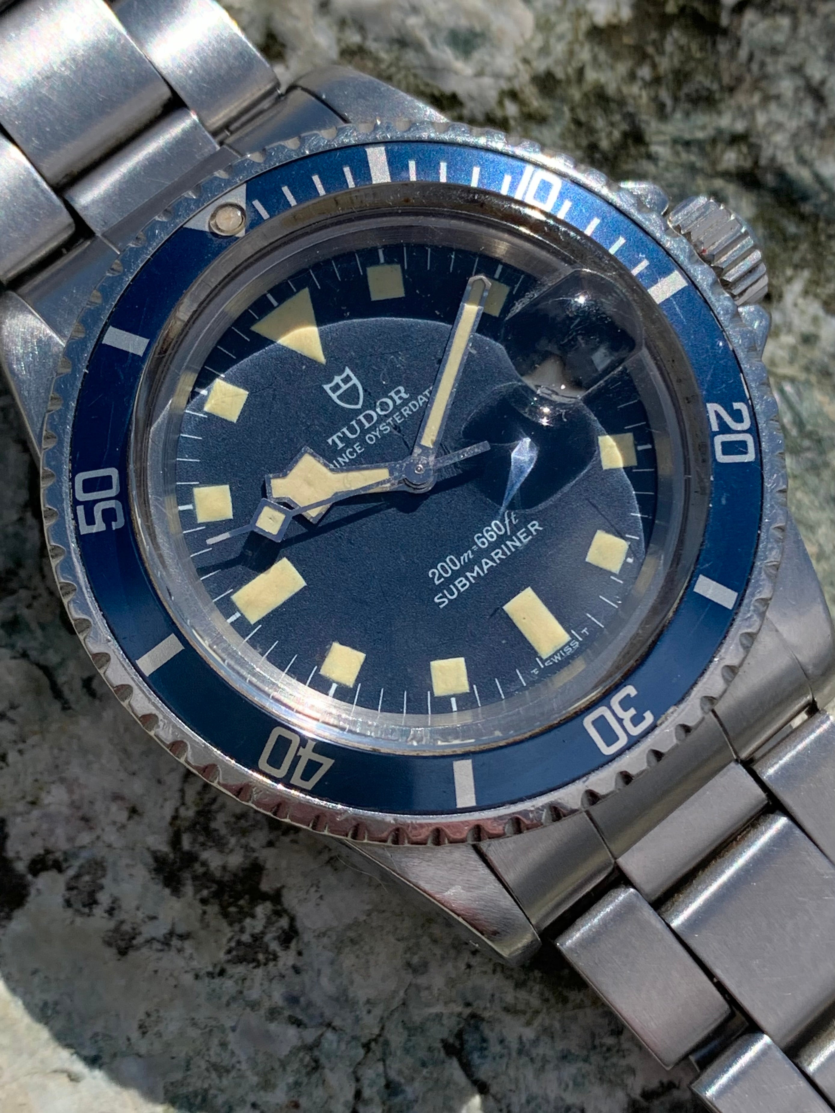 For Sale vintage 1981 Tudor Prince Oysterdate Submariner Blue Snowflake 94110 To Buy Meticulous Watches