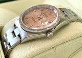 2005 Rolex Oyster Perpetual Date Salmon Dial 15210 Box & Papers