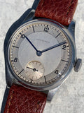 1948 Longines Sector Dial Art Deco Stainless Steel Calatrava