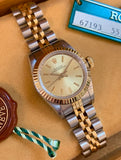 1987 Rolex Oyster Perpetual 18k Gold & Steel Box/Papers 67193