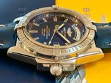 2004 Breitling Headwind Day/Date In Steel Blue Dial A45355