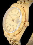 1978 Solid 18K Gold Rolex Turn-O-Graph Datejust Jubilee Bracelet Ref 1625