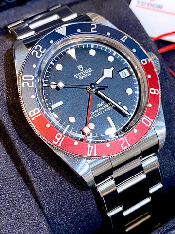 Tudor Black Bay GMT Stainless Steel On Bracelet Pepsi Bezel M79830RB-0001