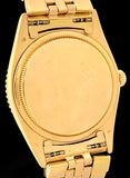 1978 Solid 18K Gold Rolex Turn-O-Graph Datejust Jubilee Bracelet Ref 1625