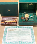 1984 Rolex Oyster Perpetual Air-King 18K & Steel 5501 Box/Papers