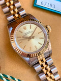 1987 Rolex Oyster Perpetual 18k Gold & Steel Box/Papers 67193