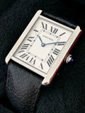 2020 Cartier Tank Solo In Steel With Box & Papers Ref. 3169