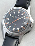 1968 Omega Admiralty Automatic Geneve Black Anchor Dial 166.038