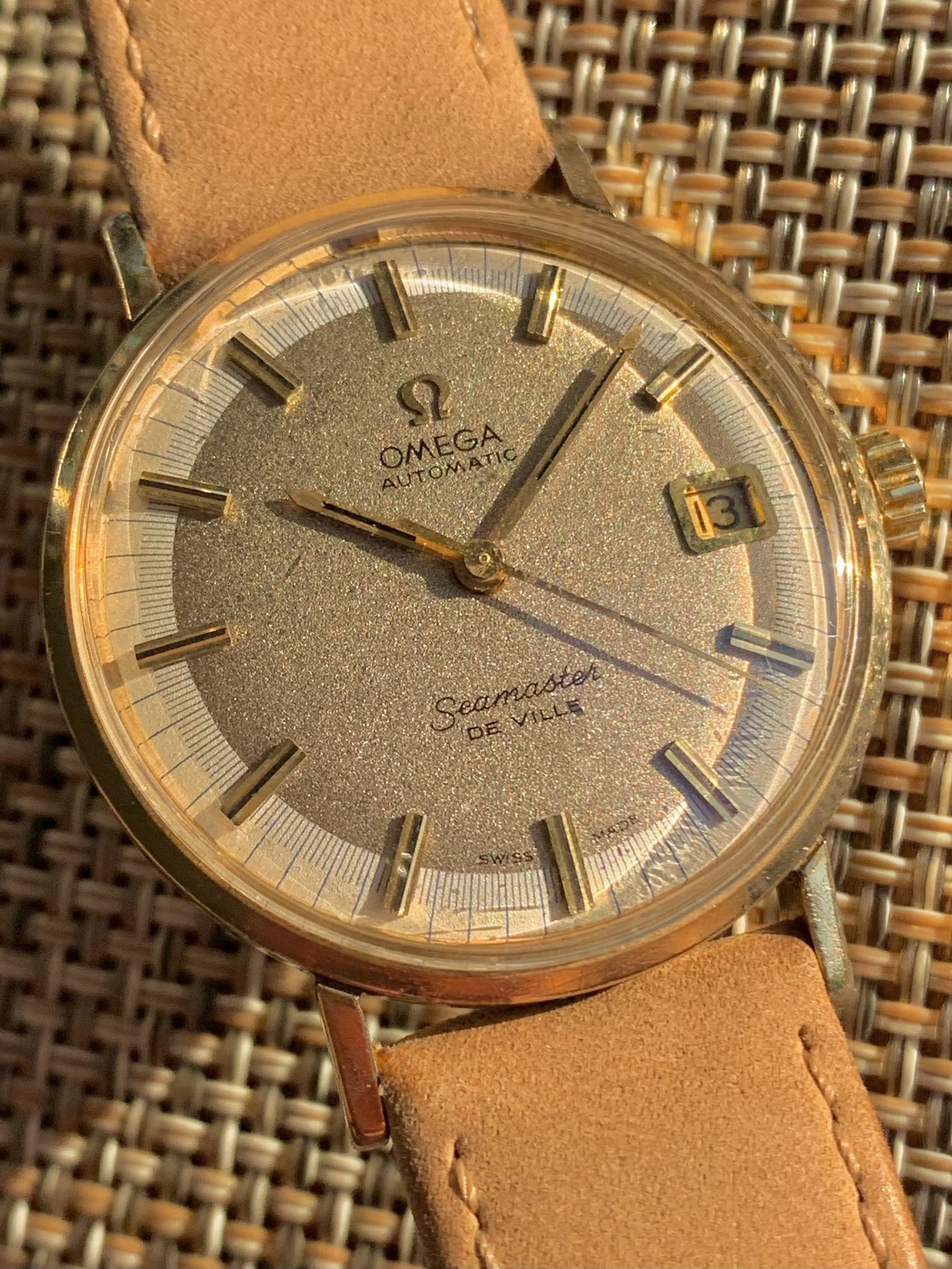 For Sale Vintage 1971 Omega Automatic Seamaster Deville Rare Sandy