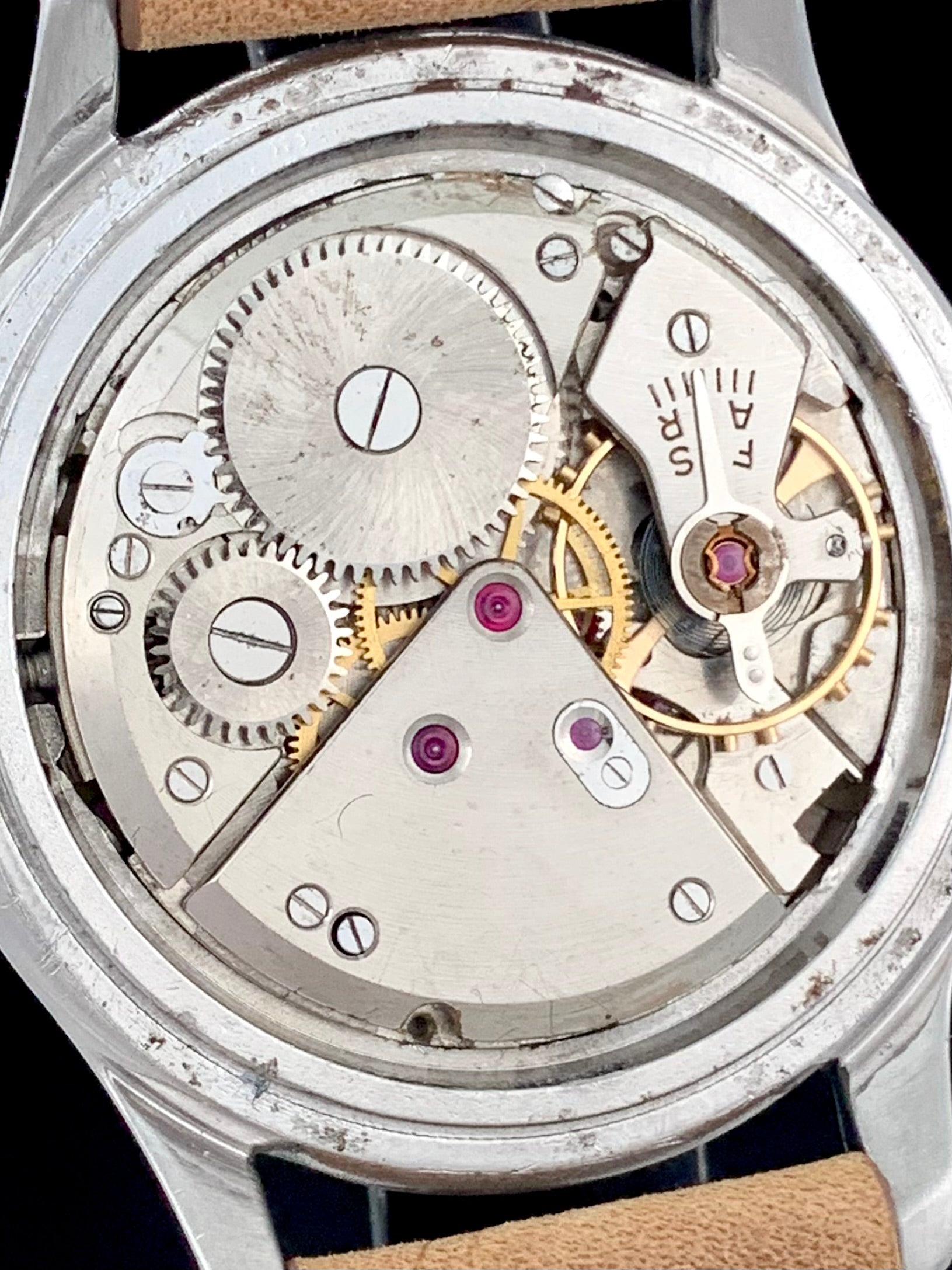 For Sale 1940's Leonidas Heuer Triple Date Moonphase Calendar