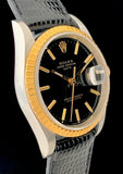 1996 Rolex Oyster Perpetual Date 2-Tone 18k/Steel Black Dial 15223