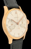 1940’s Leonidas 18k Rose Gold Chronograph Calibre Valjoux 23