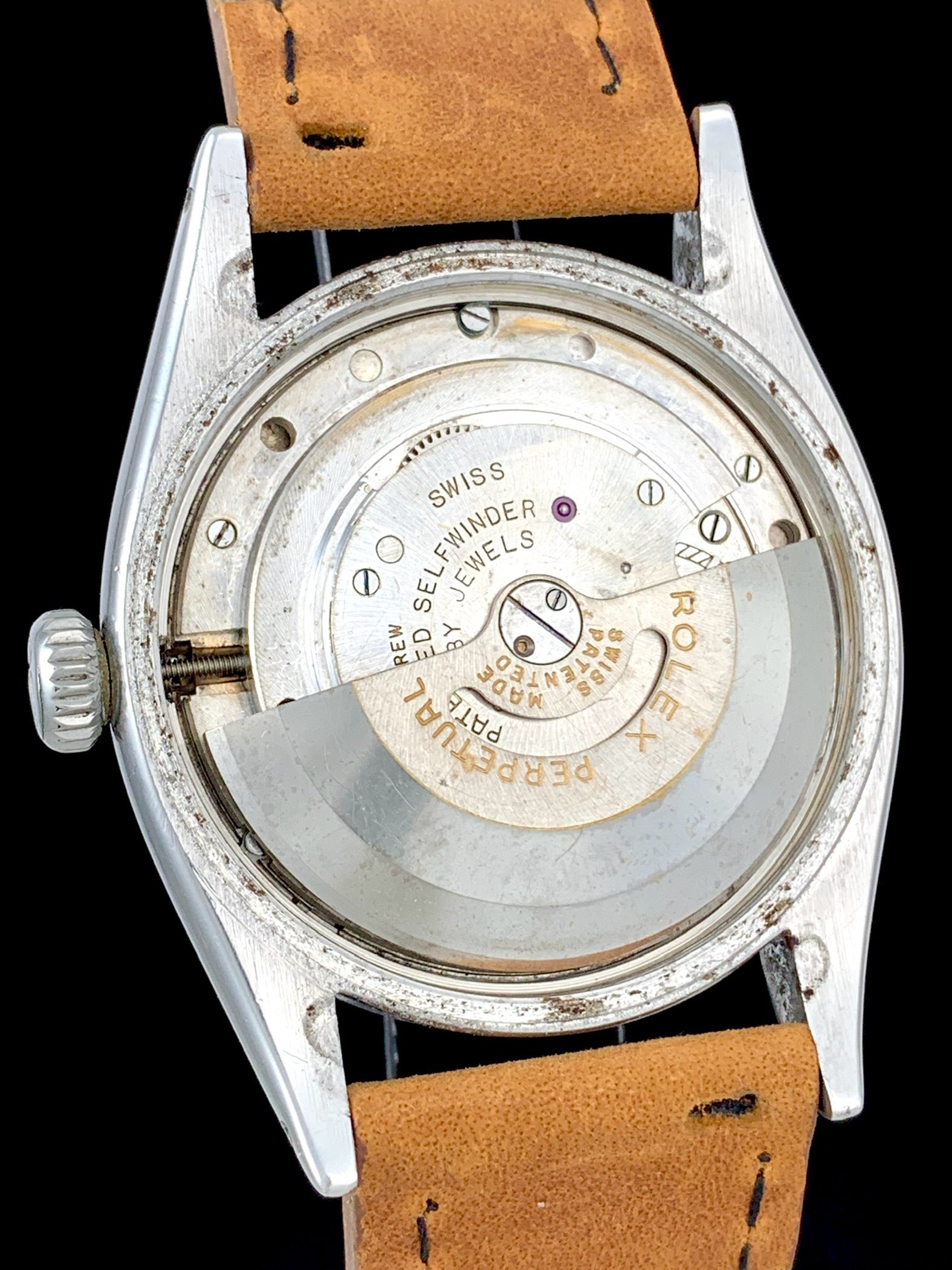 For Sale Vintage 1953 Rolex Oyster Perpetual Explorer Shock