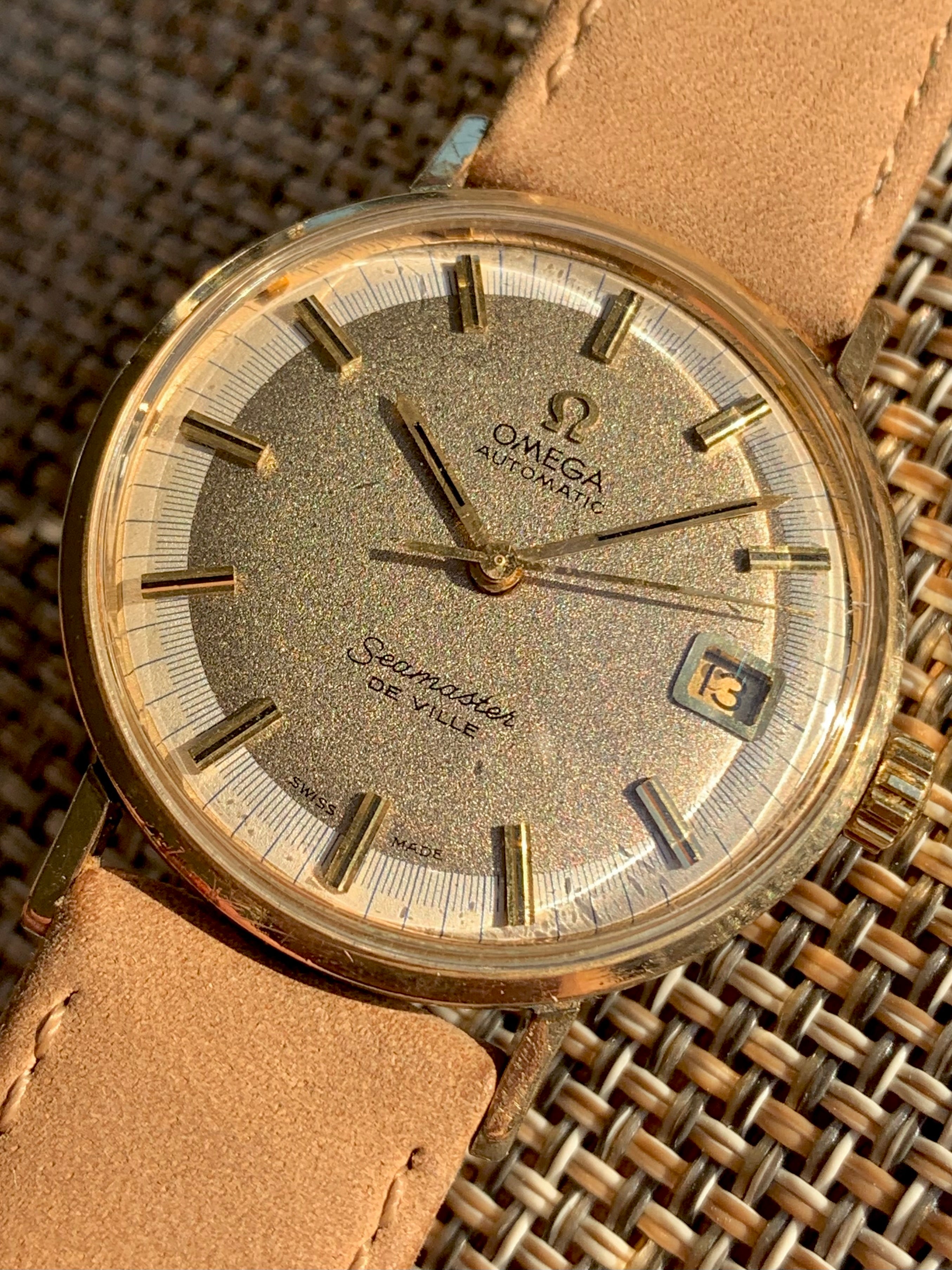 For Sale Vintage 1971 Omega Automatic Seamaster Deville Rare Sandy