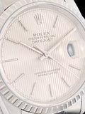 1991 Rolex Datejust 36 Tapestry Dial On Jubilee Bracelet 16220