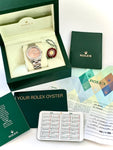 2005 Rolex Oyster Perpetual Date Salmon Dial 15210 Box & Papers