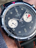 1969 Breitling Geneve Sprint Chronograph Stainless Steel Panda Dial Ref 2010