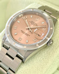 2005 Rolex Oyster Perpetual Date Salmon Dial 15210 Box & Papers