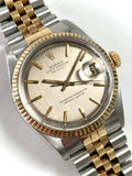 1967 Rolex Oyster Perpetual Datejust 18k/Steel Slate Grey Dial 1601