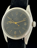 1953 Rolex Explorer Chronometer Tropic Gilt Dial 1st Explorer Ref. 6350