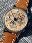 Incredible 1940's Gallet Triple-Date Chronograph Tropic Dial 36373