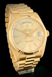 1981 Rolex 18k Gold OP Day-Date President 18038 Box & Papers