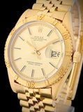 1978 Solid 18K Gold Rolex Turn-O-Graph Datejust Jubilee Bracelet Ref 1625