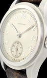 1935 Longines "Tre Tacche" Breguet Numeral Dial In Staybrite Steel
