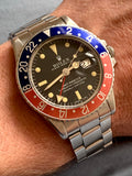 1970 Rolex Oyster Perpetual GMT-Master 1675 Steel Mk 1 Dial Oyster Bracelet