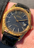 1969 Tudor Yukon Gold Nugget Prince Oysterdate Black Dial 9050/1