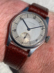 1948 Longines Sector Dial Art Deco Stainless Steel Calatrava