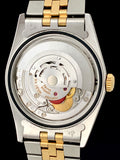 1989 Rolex Datejust 36 2-Tone 18k/Steel Factory Diamond Dial 16233