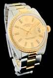 1970 Rolex Oyster Perpetual Date 2-Tone 18k & Steel Oyster Bracalet 1505