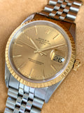 1990 Rolex Oyster Perpetual Date 2-Tone 18k Gold & Steel 15223
