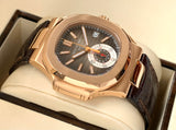 2011 Patek Philippe Nautilus Chronograph 18k Rose Gold 5980R-001 Box & Papers