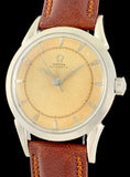 1947 Omega Automatic Tropic Dial Stainless Steel Case Fancy Long Lugs 2597-1
