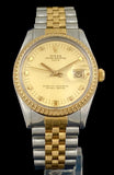 1983 Rolex Oyster Perpetual Date 2-Tone 18k Gold/Steel Rare Dial 15053