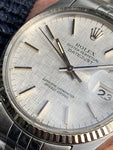 1978 Rolex Oyster Perpetual Datejust 16014 Linen Dial Jubilee Bracelet