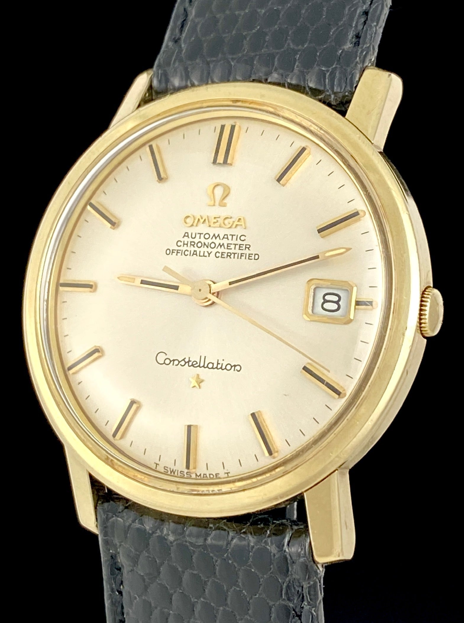 Omega automatic chronometer on sale gold