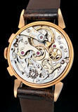 1951 Lusina 18k Fancy Lugs Rose Gold Chronograph Valjoux Calibre 23